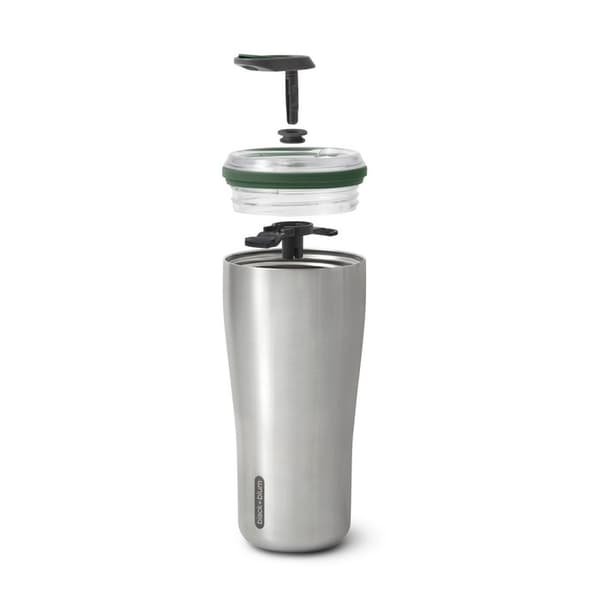 Termosmugg i stål 0,6 l. Olivgrön Ny version / BLACK+BLUM