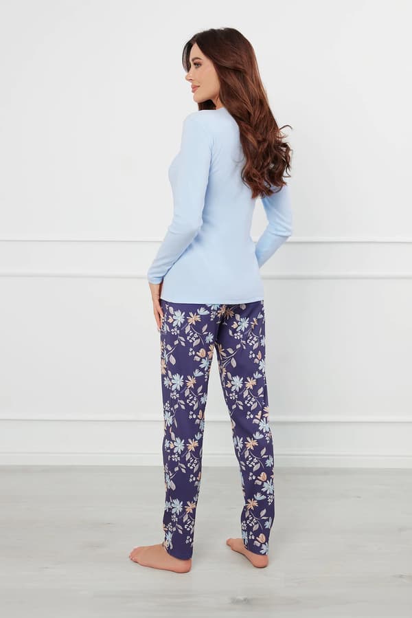 Pulia dampyjamas långärmad, långbyxor S