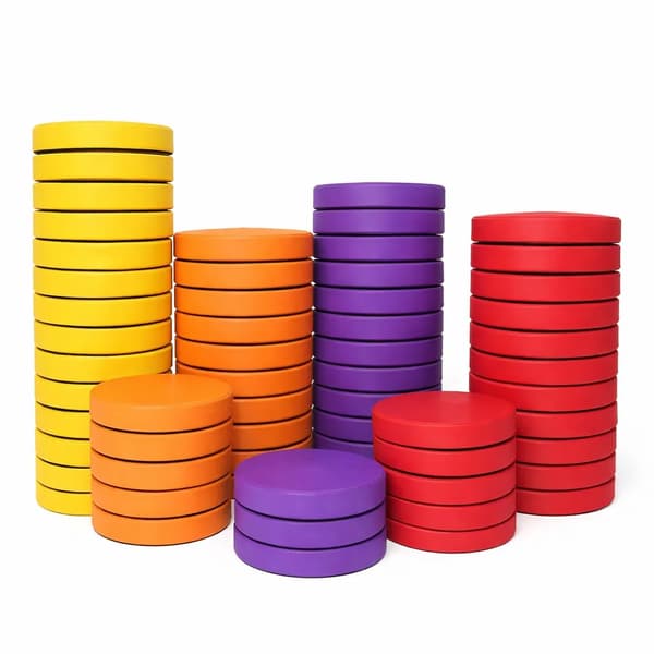 Runde puder til børnehaveklassen Runde puder til børnehaveklassen<span> - </span>Fuchsia, 25 cm