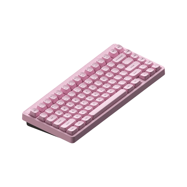 NuPhy Node 75 trådlöst mekaniskt tangentbord Lunar White Red Max
