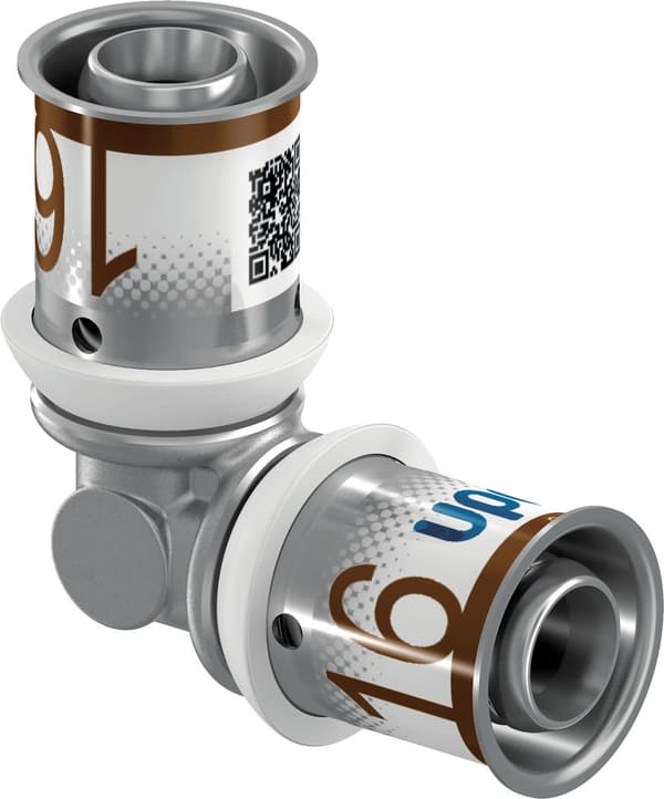 Uponor S-Press Plus vinkelstykke 16-16