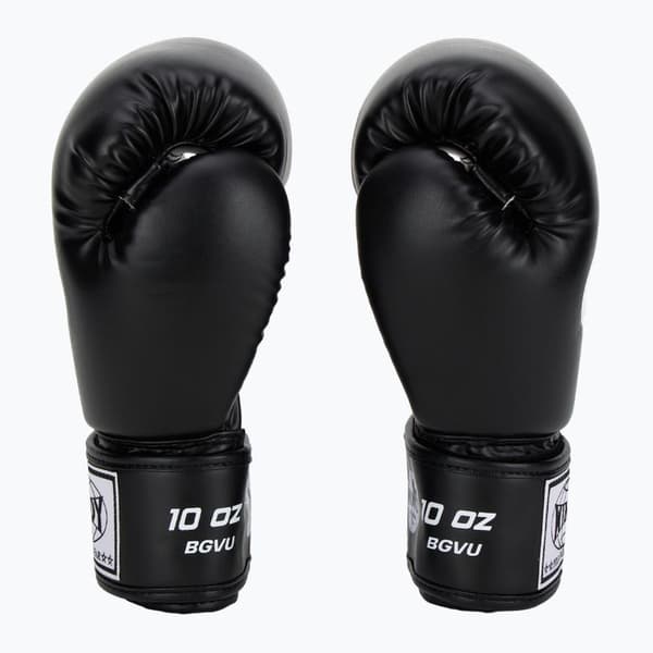 Windy Classic boksehandsker i syntetisk læder, sort, 10 oz