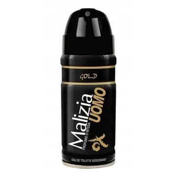 Malizia antiperspirant deodorant spray til mænd guld 150ml