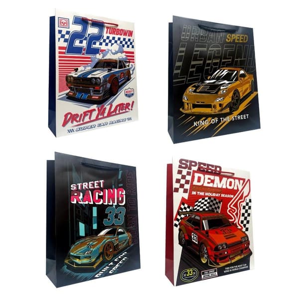 Racing gavepose i metallisk mix