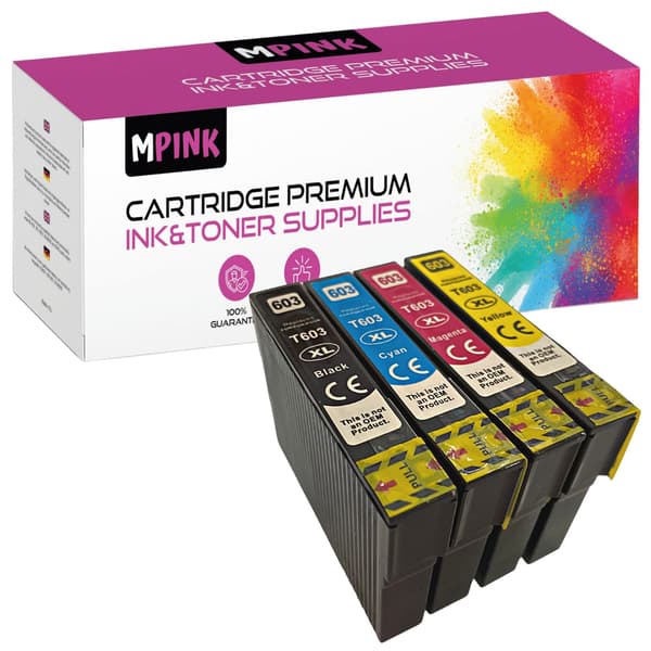 4x blæk til Epson GP-E603XL CMYK GP