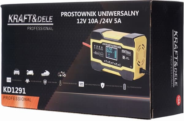 Universal ensretter 12/24V 10A KD1291