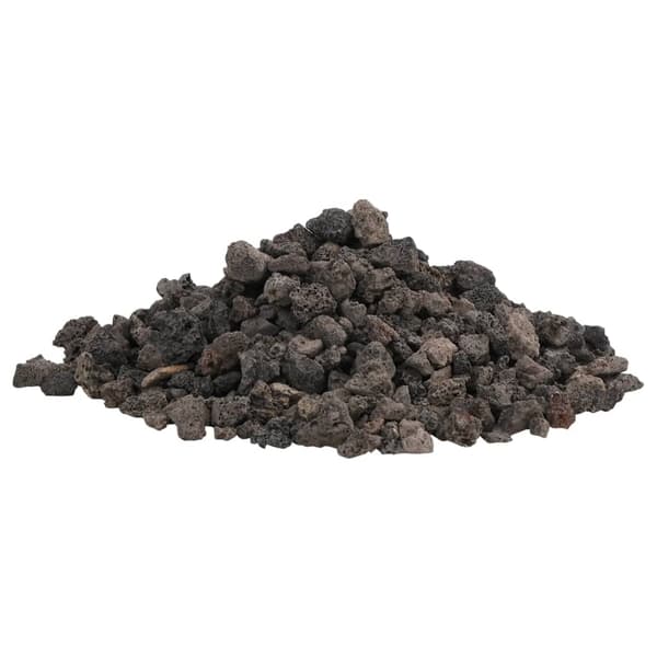 vidaXL vulkansk sten, 10 kg, sort, 1-2 cm