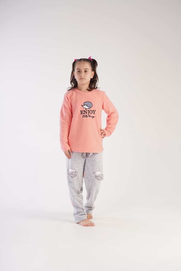 Piger fleece pyjamas til vinter Vienetta 134