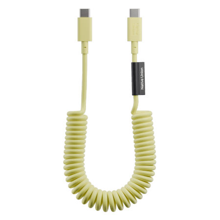 Native Union Pop -kaapeli - USB-C -kaapeli, 1,2 m 60 W (sitruunankeltainen)