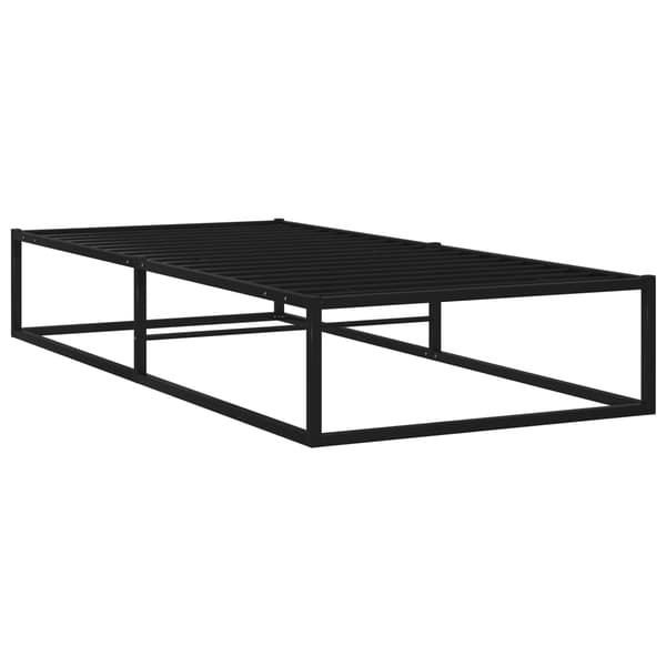 vidaXL sengestel sort metal 100 x 200 cm
