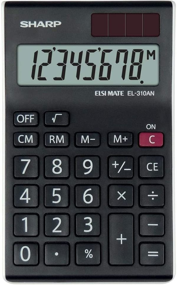 SHARP RÄKNEMASKIN ELSI MATE EL310ANWH