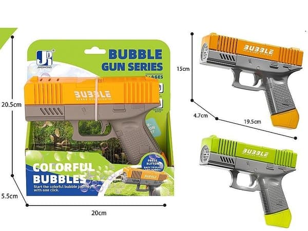 Batteridriven bubbelpistol MIX