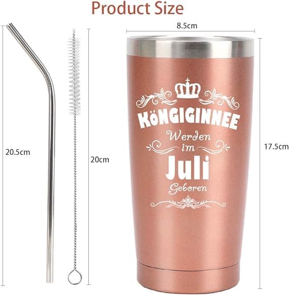 Termosmuki pillillä, terästä, 600 ml
