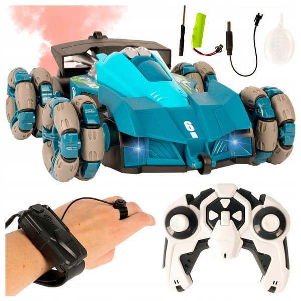 [pacza] Gesture Fjernstyret Bil Drift 4X4 LED Lyd Røg Z3064