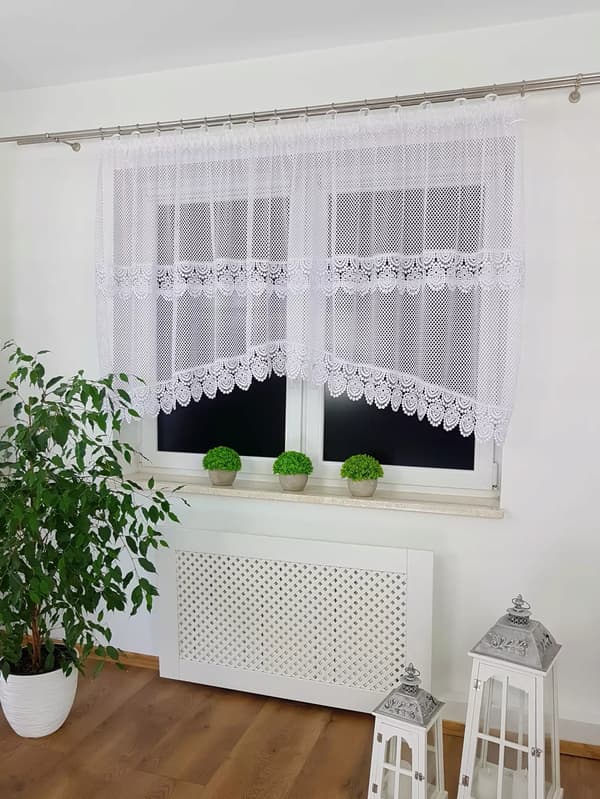 Færdig net gardin 300x120cm