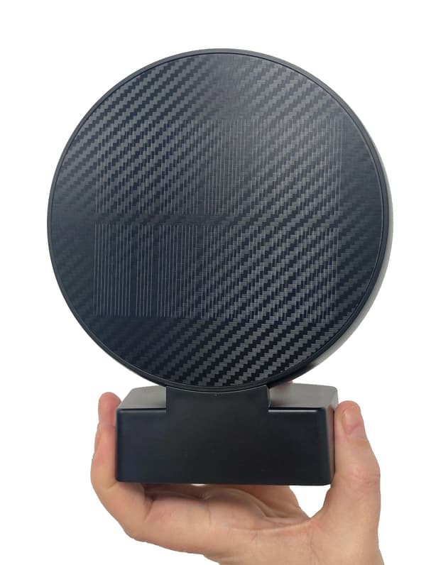 EcoLight solcellsdriven LED-fasadbelysning 4000K neutral rörelsesensor
