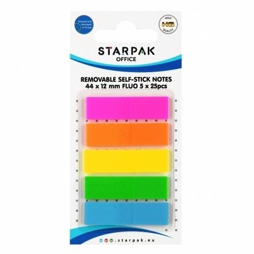 Fluorescerende indeksfane 12x44mm 5x25K