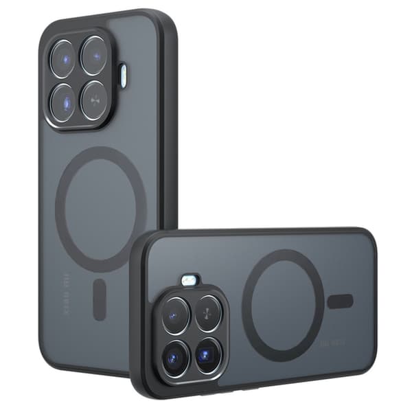 Etui til Xiaomi 17T Pro, til MagSafe, mat etui, sort