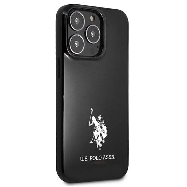 US Polo Horses Logo-cover til iPhone 13 Pro, sort