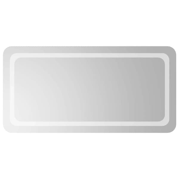 vidaXL Badrumsspegel med LED, 100x50 cm