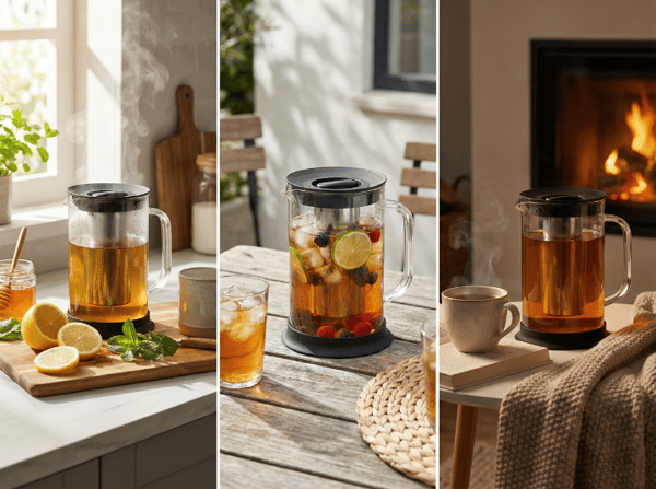 LARGO GLASKANDE 1,5L MED INFUSER