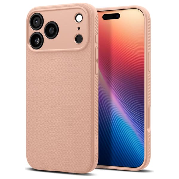Spigen Liquid Air Cover til iPhone 17 Pro Max Lyserød