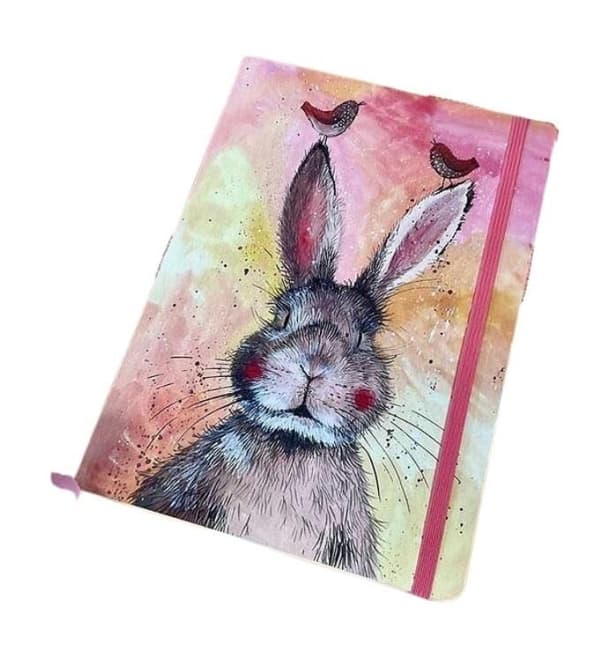 Hannah Rabbit notesbog med viskelæder A5 LCN19