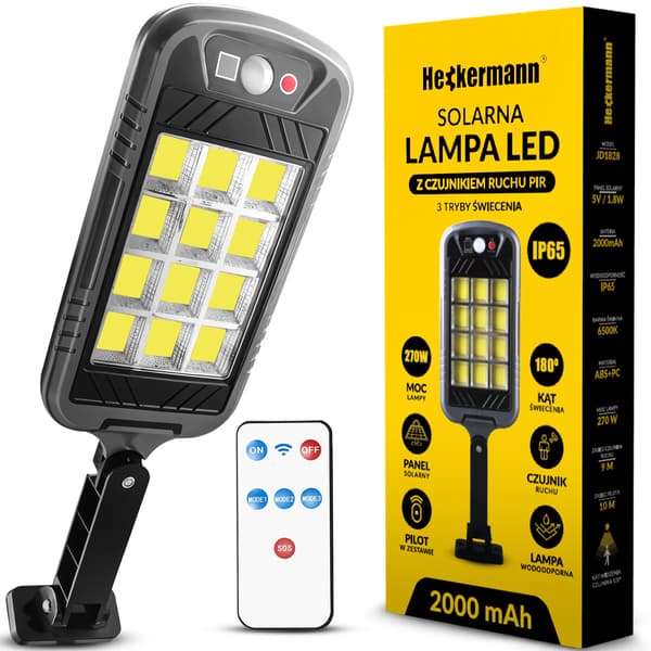 Heckermann JD1828 udendørs solcellelampe