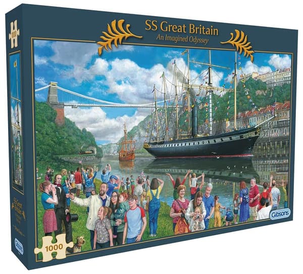 Puslespil 1000 SS Great Britain Skib
