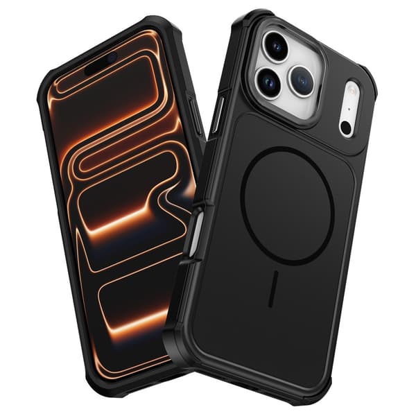 Stødsikkert cover til iPhone 17 Pro Max til MagSafe, sort