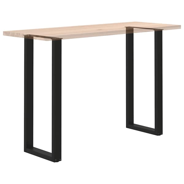 vidaXL sofabordsben, 2 stk., sort, 50x(110-111) cm, stål