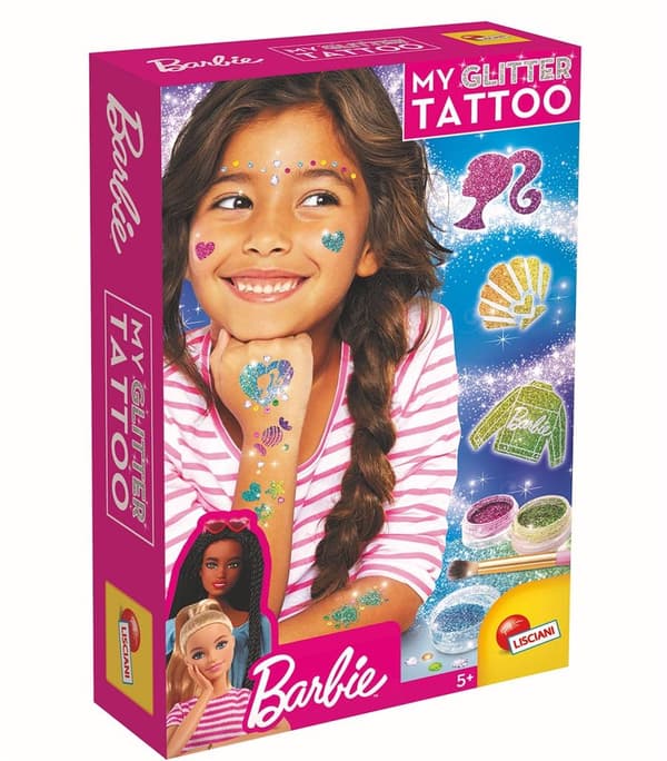 Glitter-tatuoinnit - Barbie