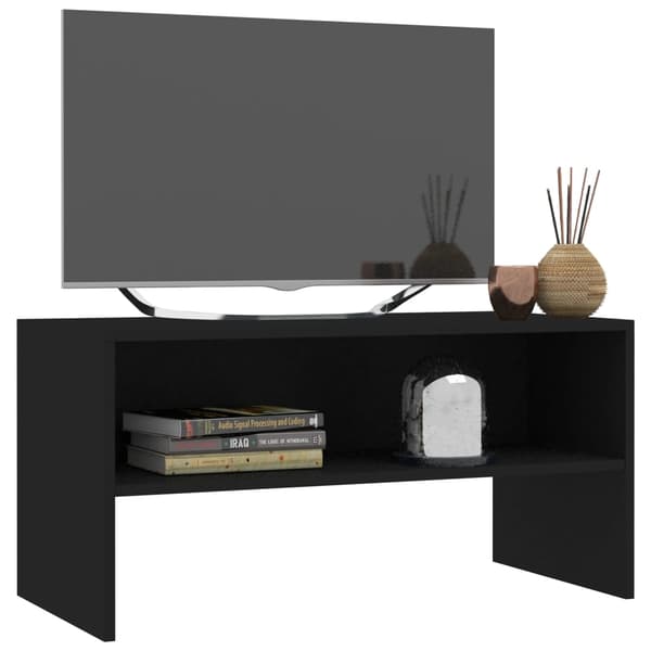 vidaXL TV-skab sort 80 x 40 x 40 cm spånplade