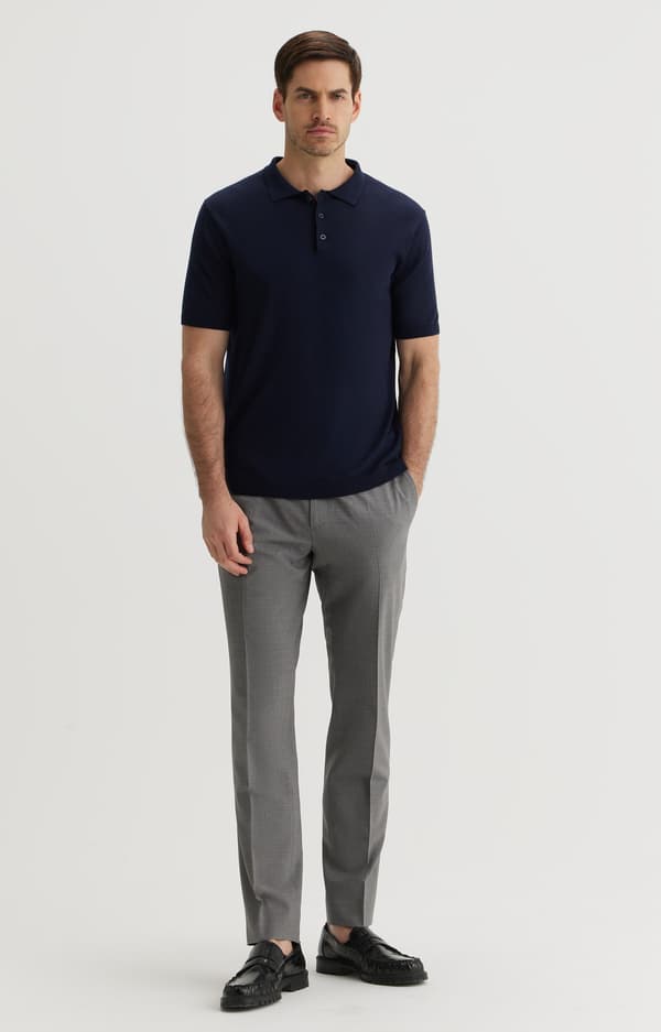 Grå slim fit chinos 54