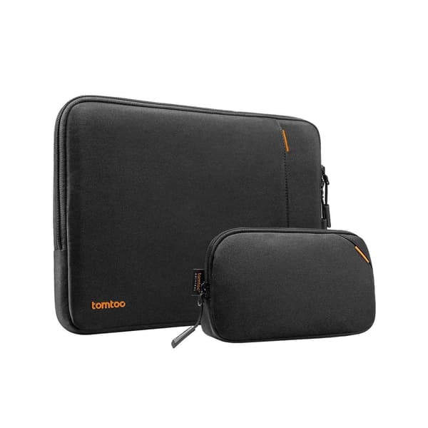 Tomtoc - Defender-A13 Laptop Sleeve Kit Til 14" MacBook Pro - MacBook Cover Sort