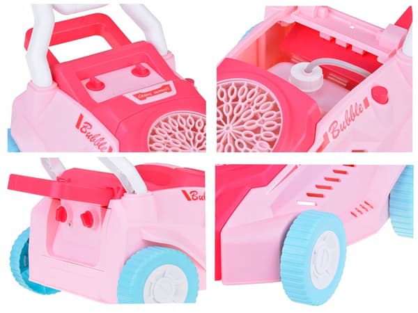Bubble Mower B/O Rosa 560ml Ljus 2471