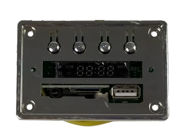 Musikpanel för en batteridriven bil