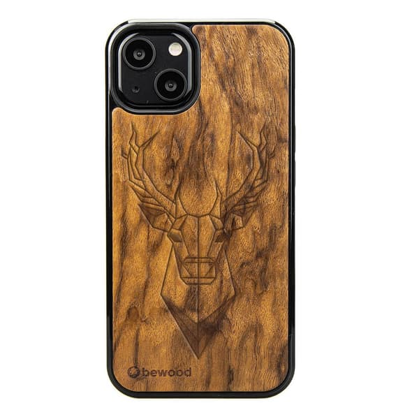 Træcover til iPhone 13 IMBUIA DEER