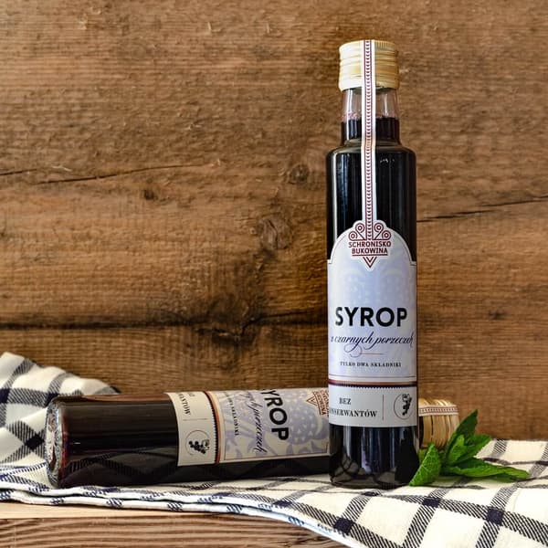 Solbærsirup 250ml - Bukowina Shelter