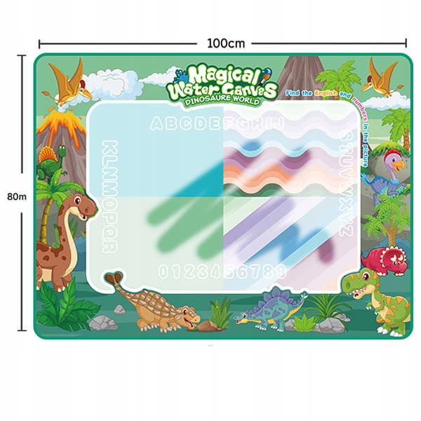 DINO VATTENPENNA MÅLMATTA 100x80 9903