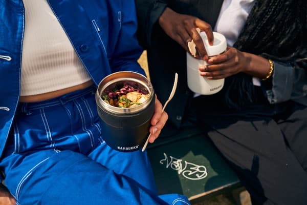 Kambukka Bora Lunch Termos 600 ml - Mattsvart