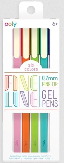 Fine Line gelpennor 6 st