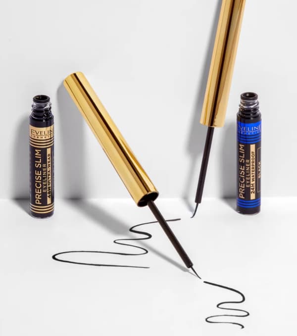 Eveline Precise Slim Eyeliner 24 timmar vattenfast svart