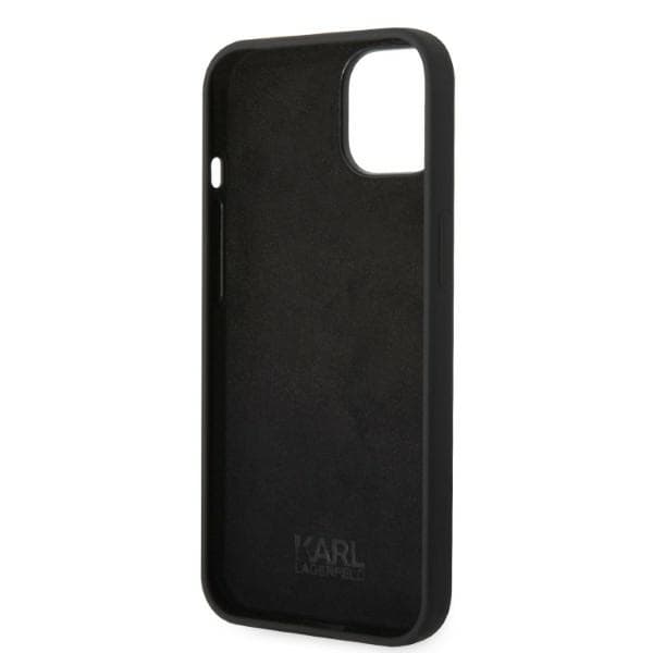 Karl Lagerfeld Silikone RSG Etui til iPhone 14 Plus, Sort