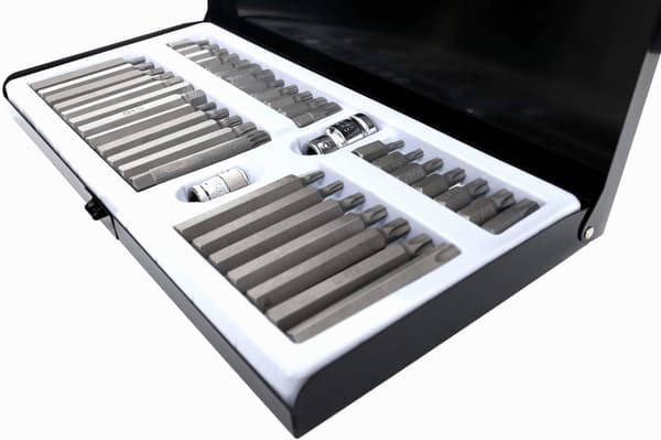 Sæt med Torx-, HEX- og Spline-bits, 40 dele. KD10220