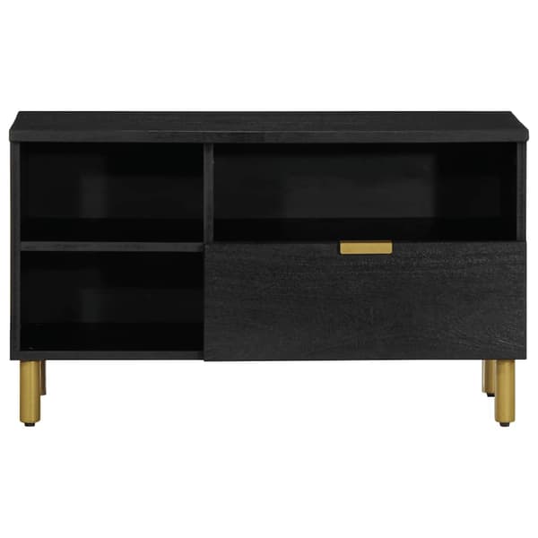 vidaXL TV-bord, sort, 80x33x46 cm