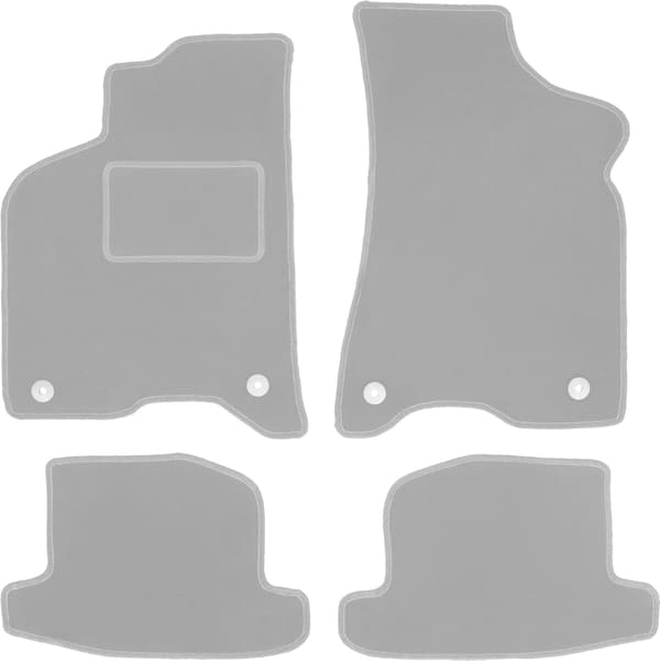 Grå bilmåtter til: Seat Arosa hatchback (1997-2005)