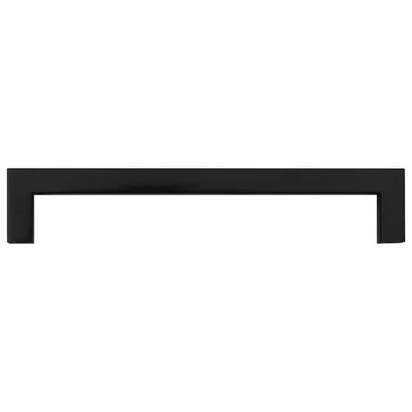 vidaXL skabsgreb 10 stk. sort 160 mm rustfrit stål
