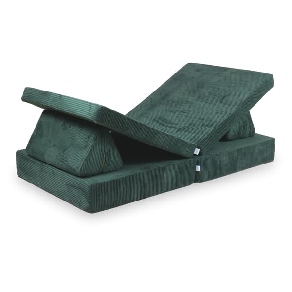 Montessori Standard Corduroy Grön Leksoffa