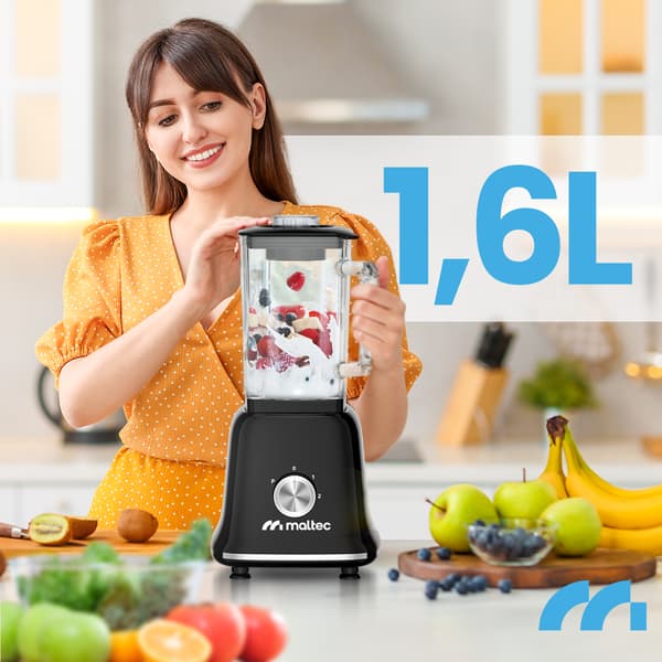 MalTec BL1800W blender med kande + tilbehør